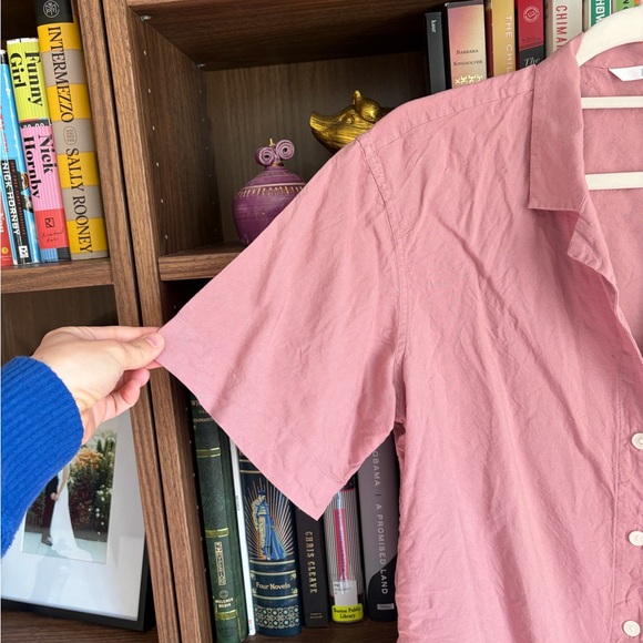 Pink Airy Button Down - Picture 4 of 6
